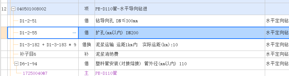 套定額