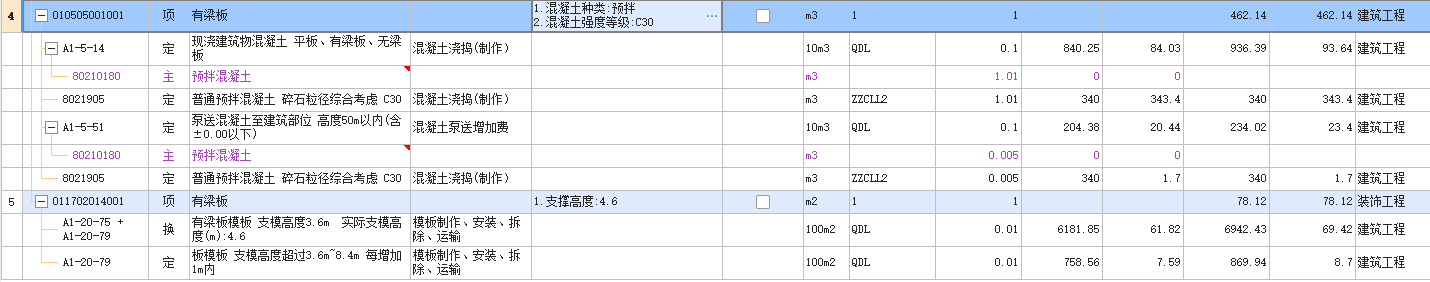 有梁板