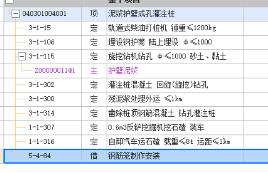 套清單