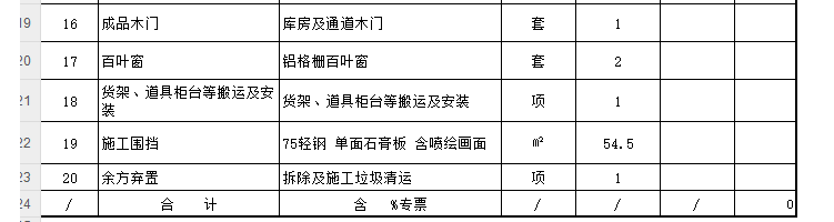工料機