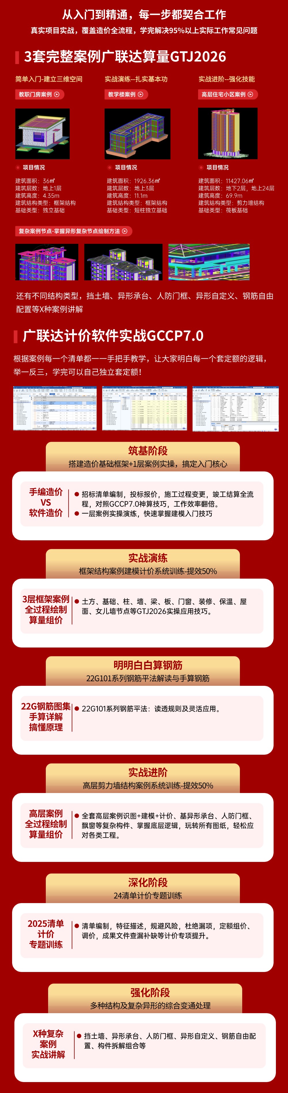 广联达算量建模