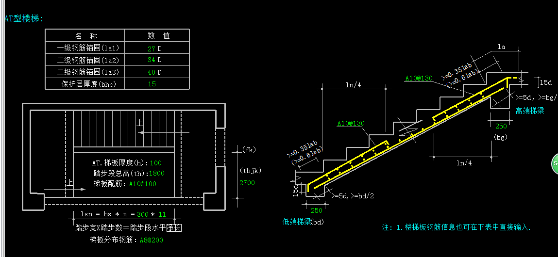 广联达楼梯做法