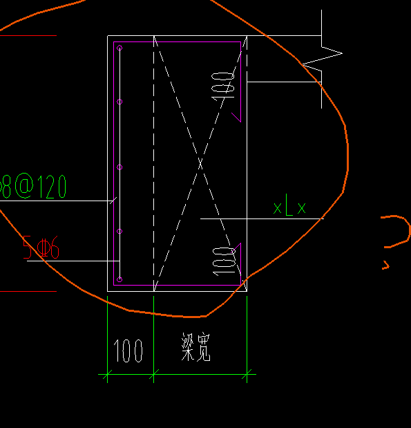 节点钢筋怎么画图片