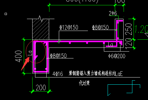 雨棚钢筋如何布置图片