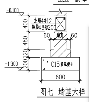 墙基怎么画图片