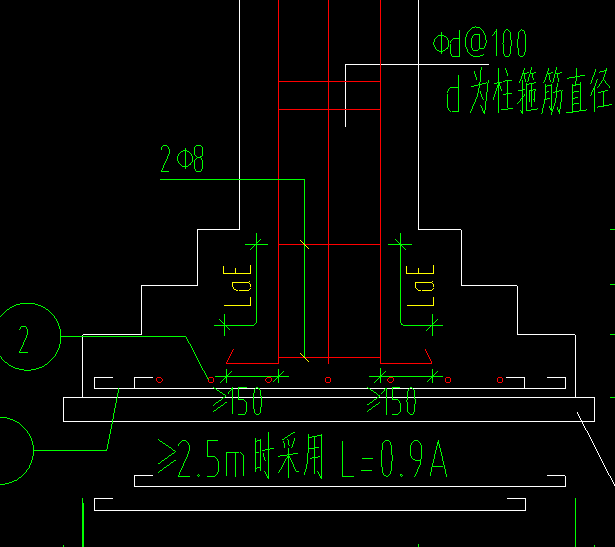 獨立基礎柱子筋 獨立基礎柱子