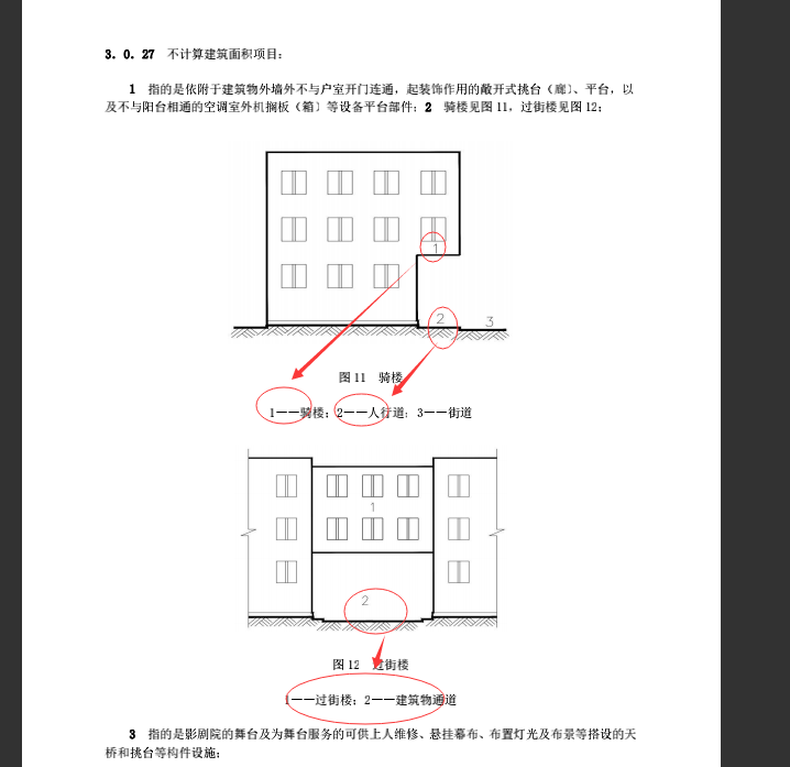 骑楼过街楼建筑物通道檐廊走廊都有什么区别最好有图