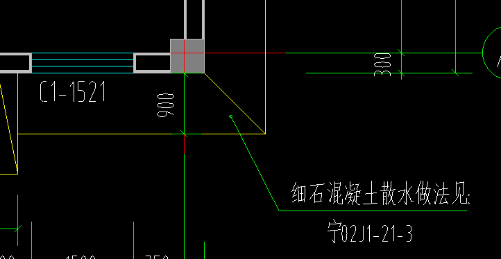 一层平面图散水怎么画图片