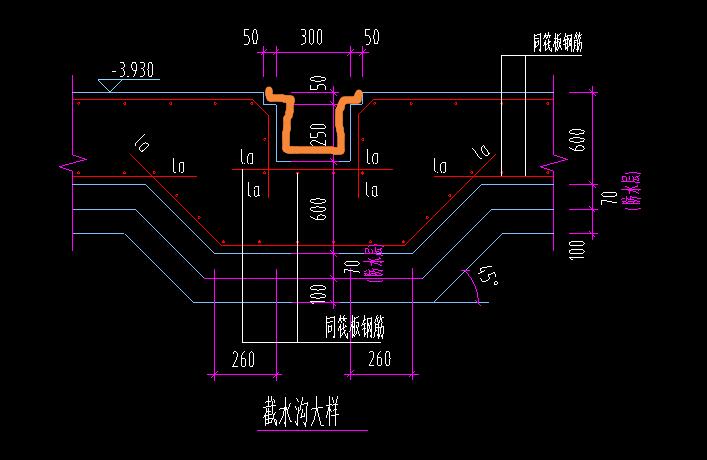 截水沟防水面积怎么计算