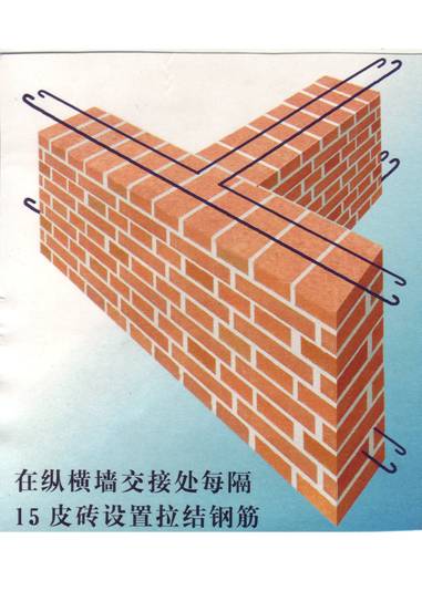 新旧墙交接做拉结筋是每层1根还是2根