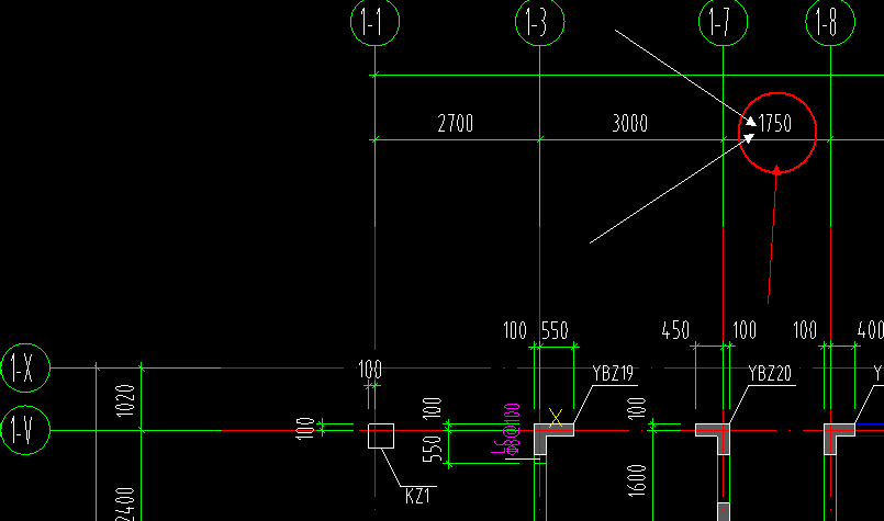 轴网识别后出现2条一样的轴线但是位置不同