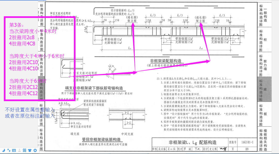 250x500梁合理配筋图片