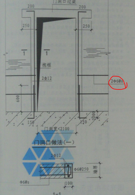 门窗抱框钢筋