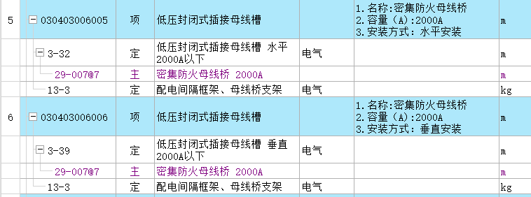 插接母線槽定額需要套母線橋支架