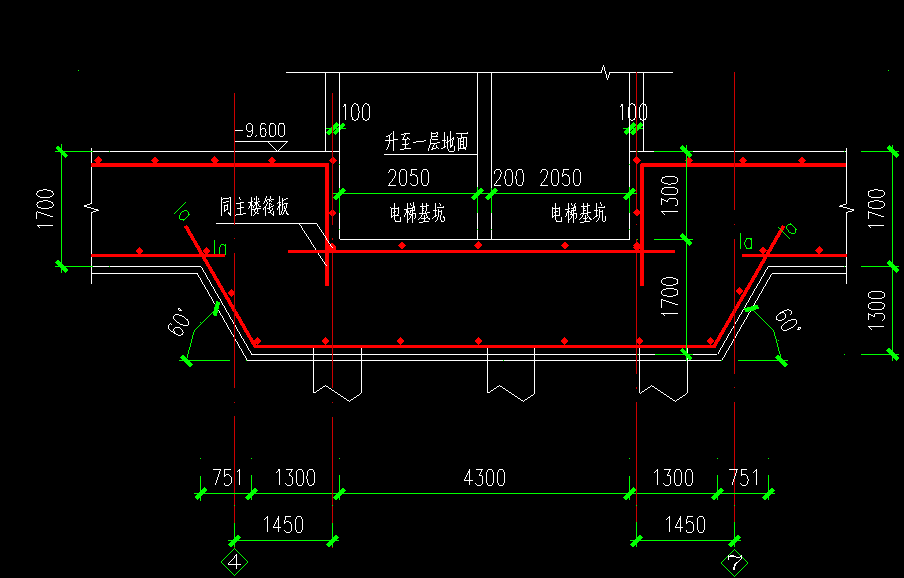 老師好筏板基礎與電梯基礎鋼筋怎麼佈置