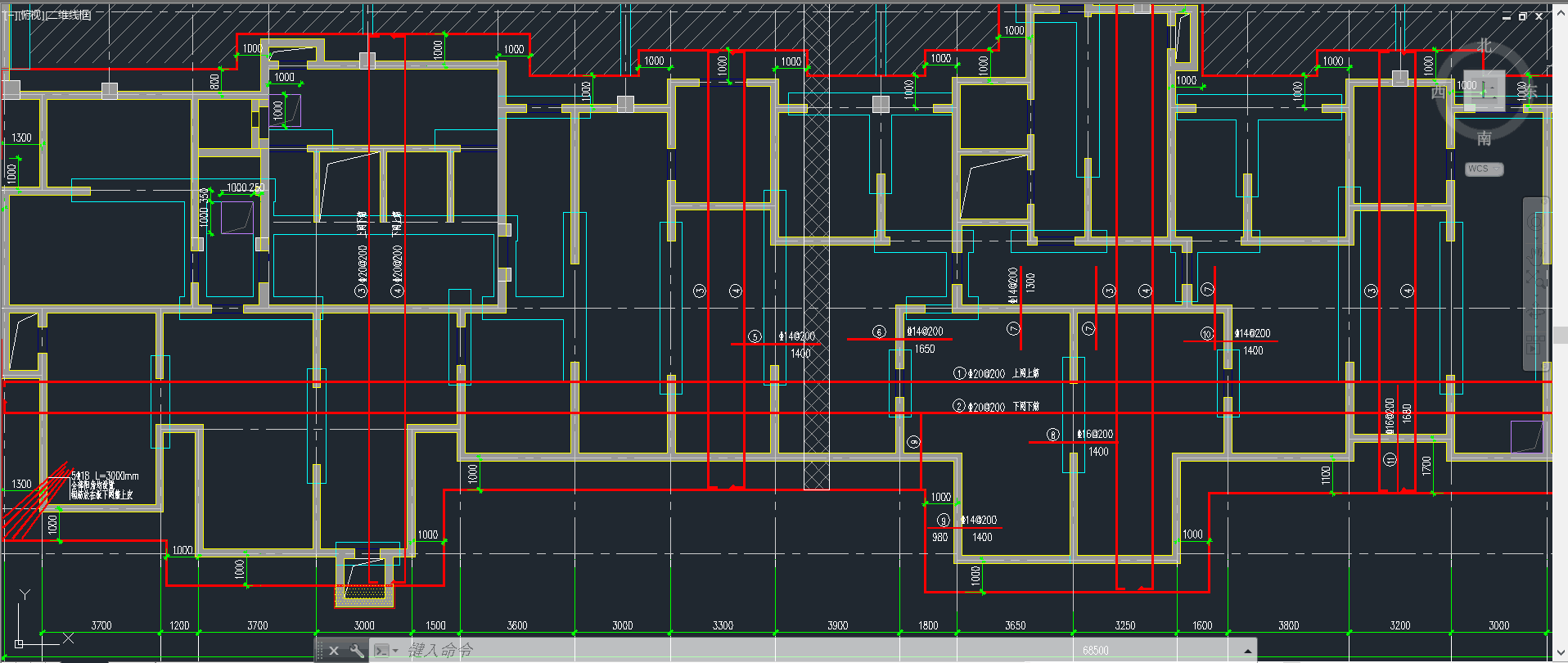 混凝土結構三種筏板基礎圖紙筏板麵筋的處理思路我們還是修改節點設置