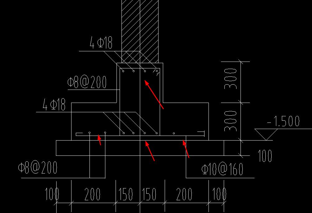 请问下列的条形基础的钢筋应该怎么设置-服务新干线答疑解惑