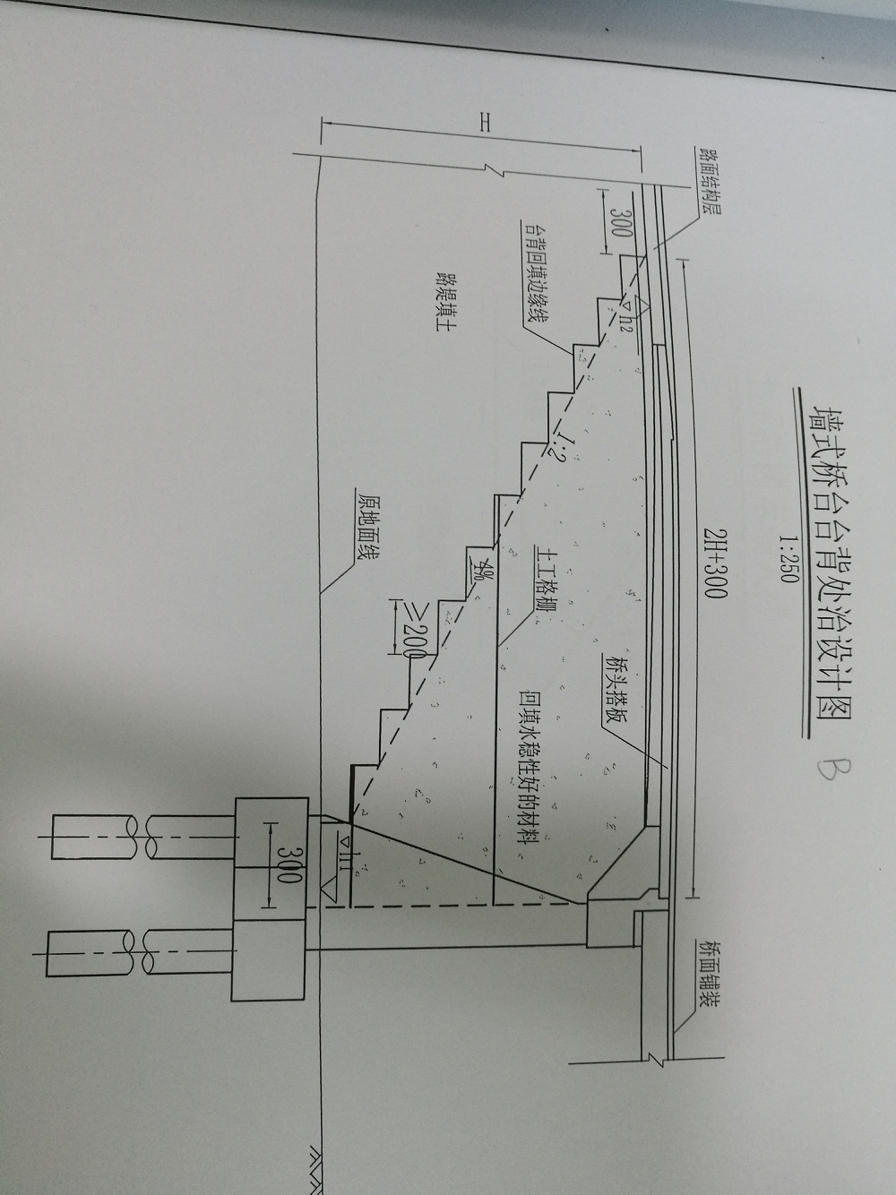 市政墙式桥台台背回填土