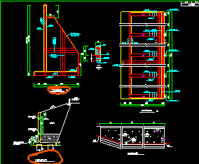 這種扶壁式擋土牆怎麼畫
