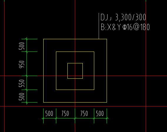 二阶基础上部有配筋么