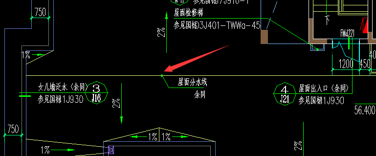 屋面分水线是否要计算工程量