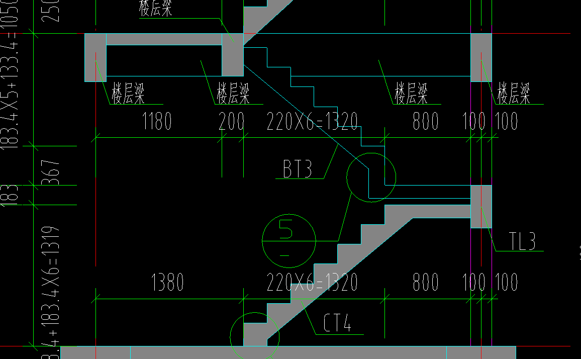 雙跑樓梯休息平臺不一樣高這個怎麼處理