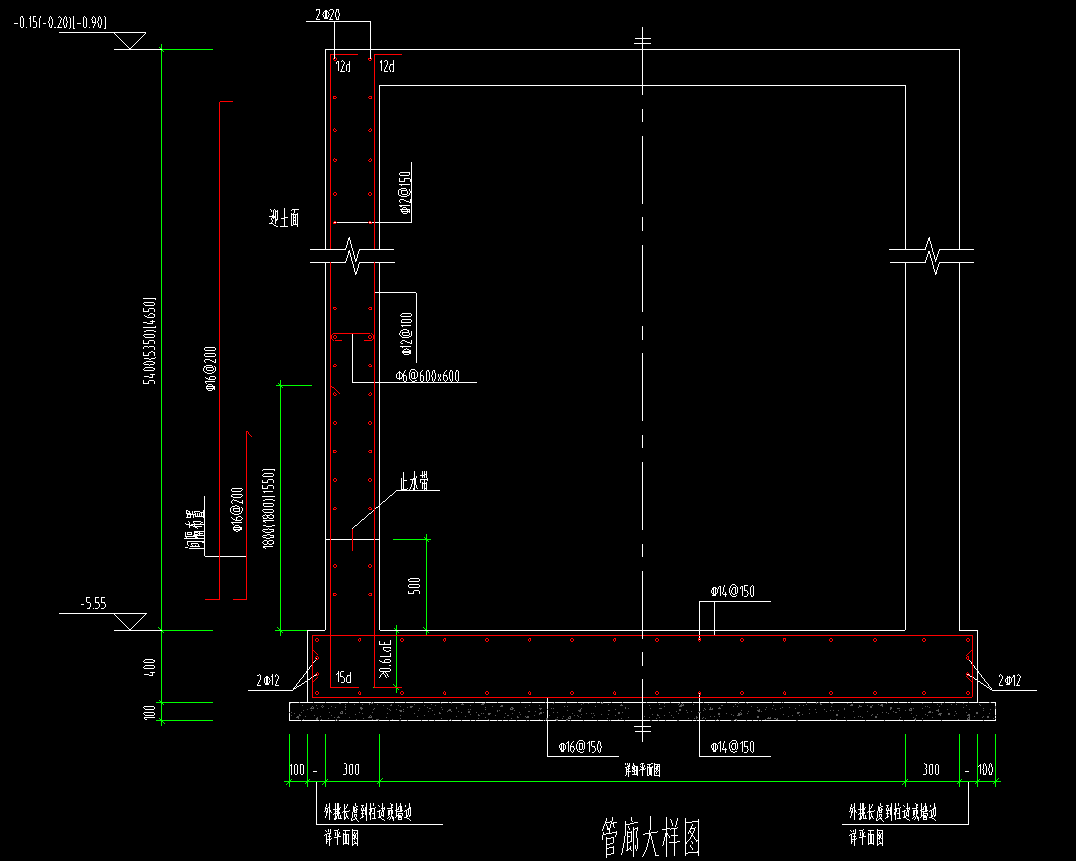 管廊钢筋应该用什么构件来画栏板还是筏板急