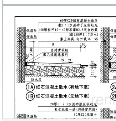 种植散水的构造做法图片