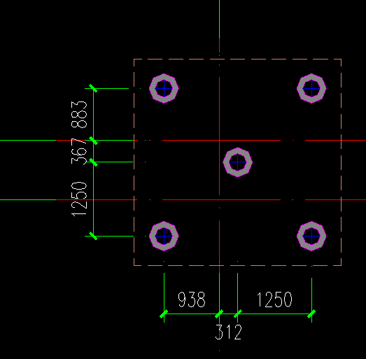 就是能有详细的方法将桩画到承台里面么