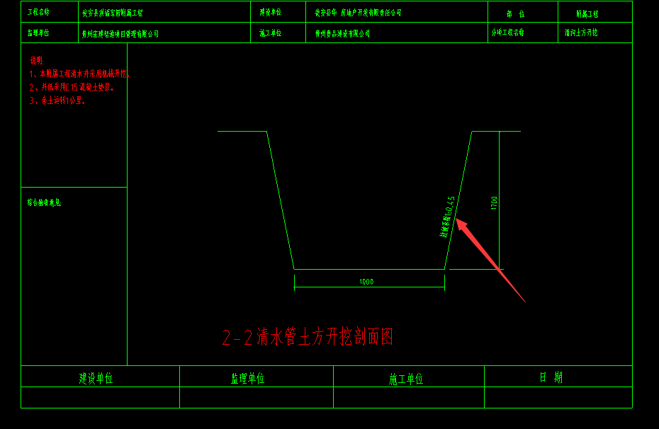 放坡系数