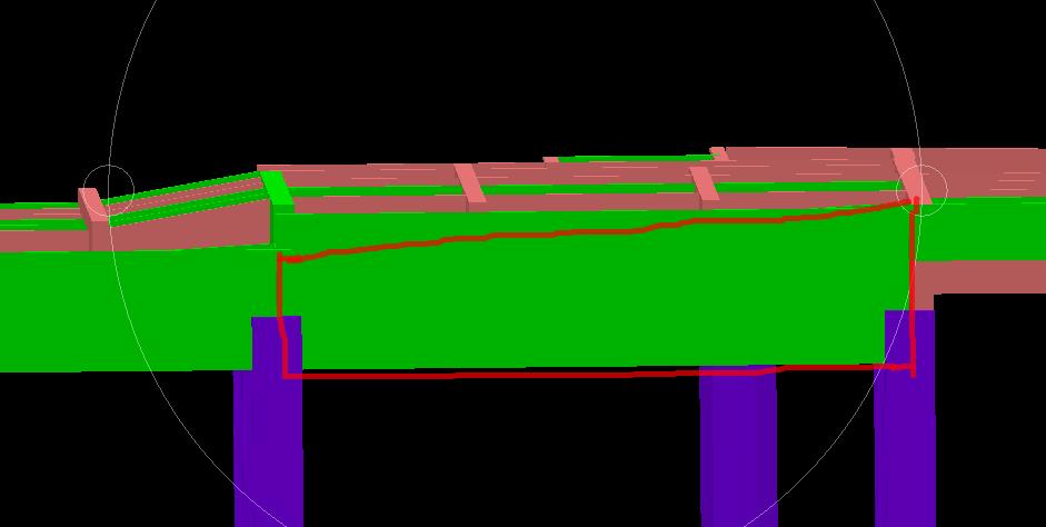怎么把这种长方体的梁改成梯形体的梁底部不变顶部改成斜的