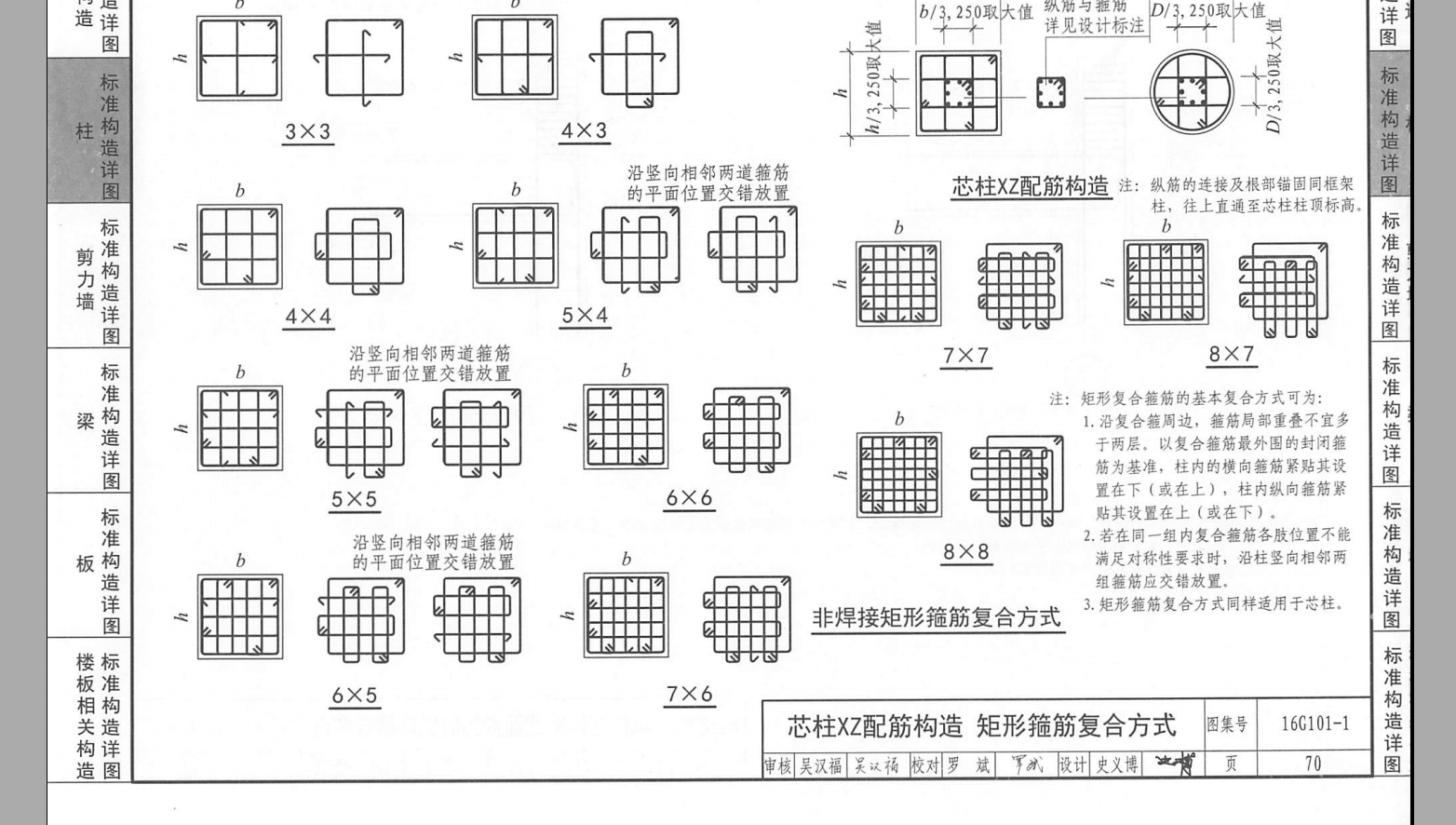 框架柱箍筋