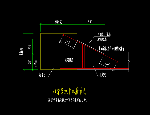 框架梁水平加腋节点在钢筋算量软件如何设置