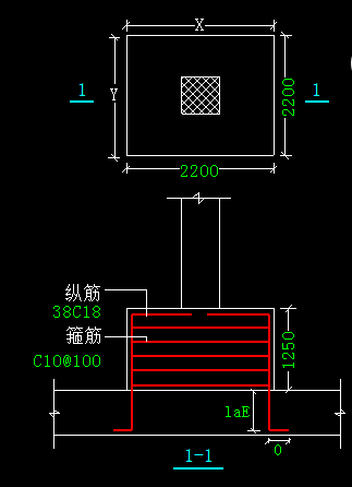 关于柱墩钢筋锚固问题