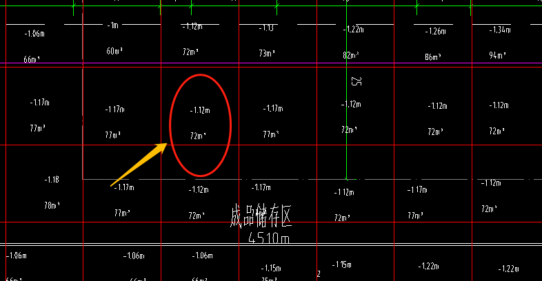 土方开挖网格图图片