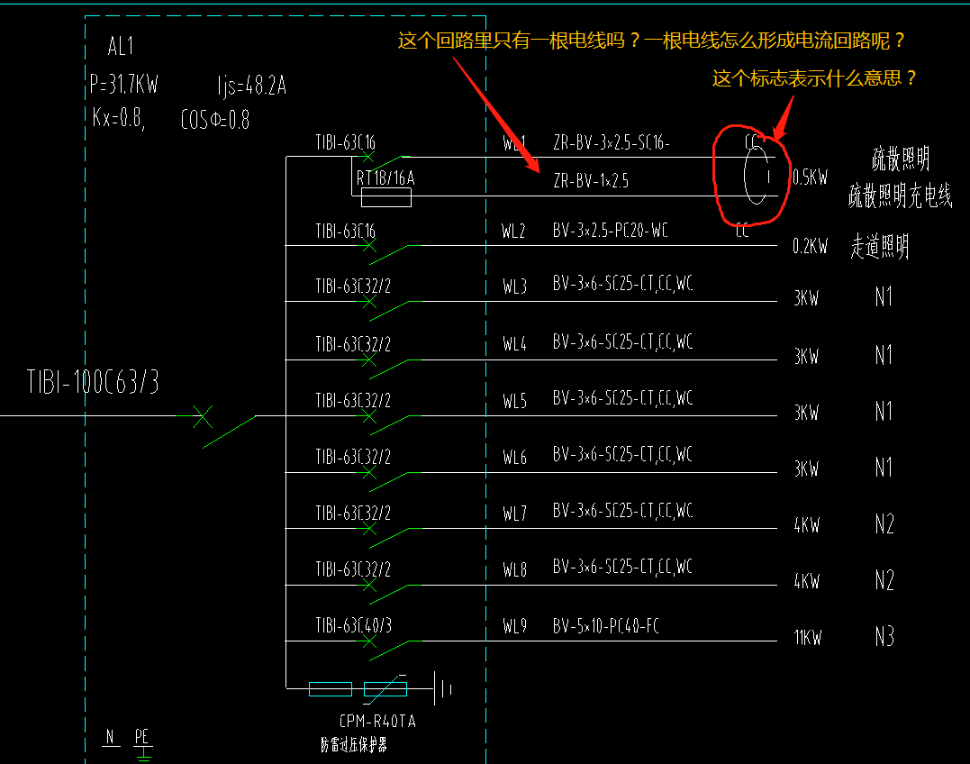 被贊:54845答:這個標誌是《共管敷設》,即:將1根強啟火線與3根電源線