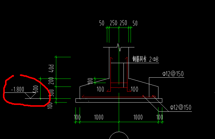 关于基础层标高设置