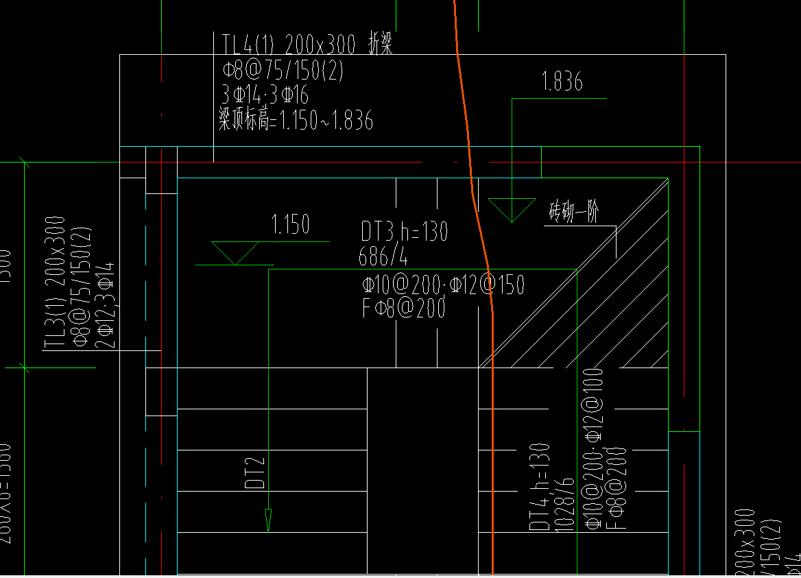 誰能幫我把這個折梁畫一下嗎我主要不知道什麼形狀的