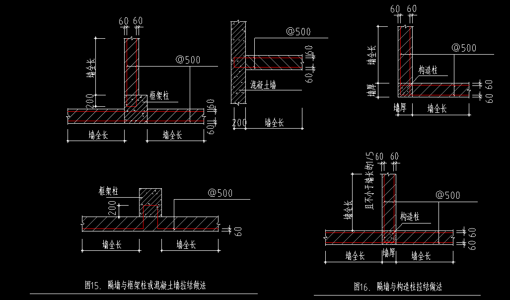 砌体加筋的问题