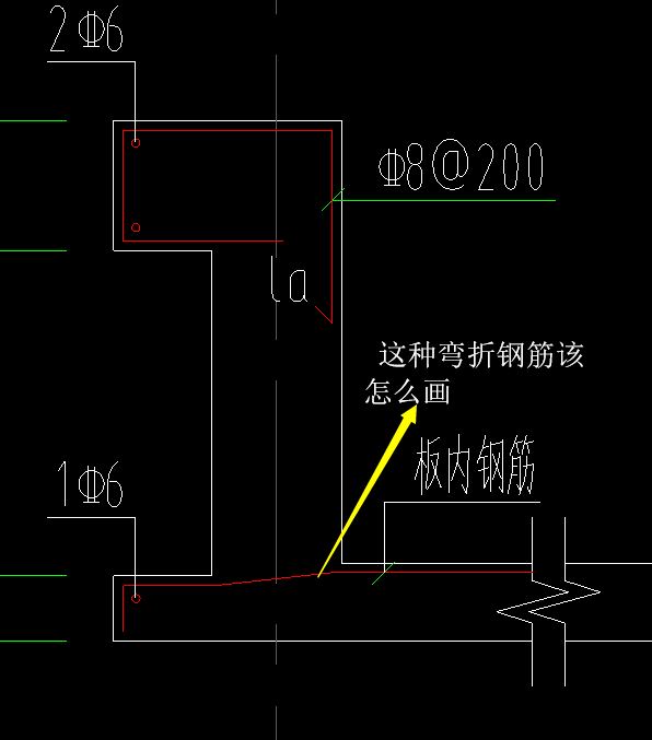 弯起钢筋大样图图片