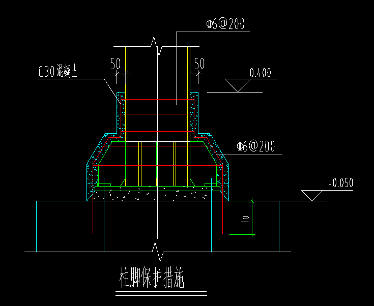 柱脚筋图片