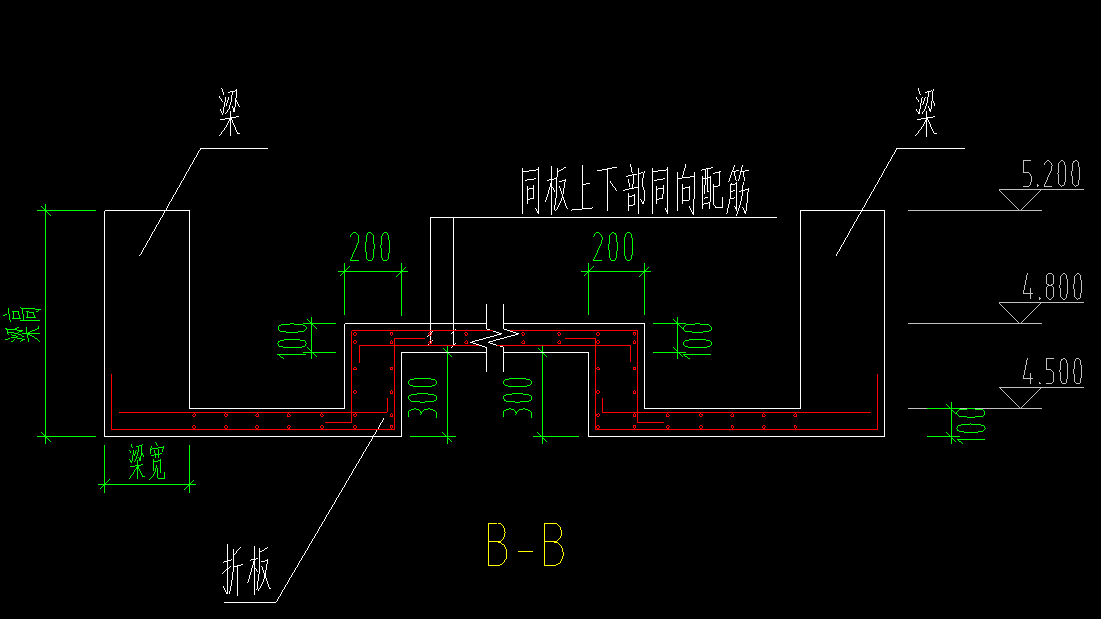 這種折板鋼筋怎麼畫啊