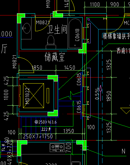 该图的内墙净长线是多少?请标注
