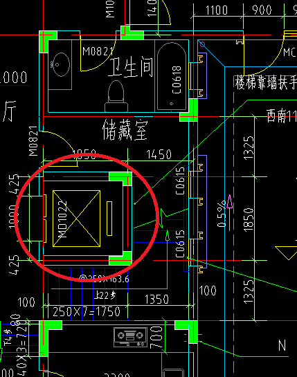 内墙净长线图示图片