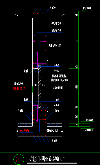 这种悬板活门式人防门框墙怎么自理