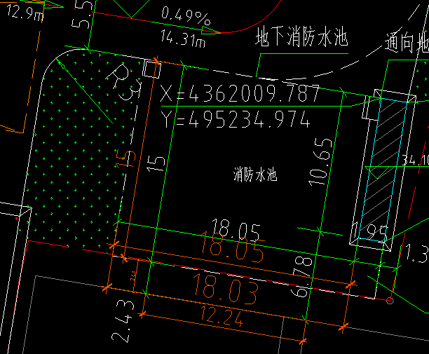 消防水池如何計算砌磚挖土墊層