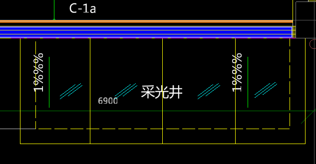 采光井图纸标识图片