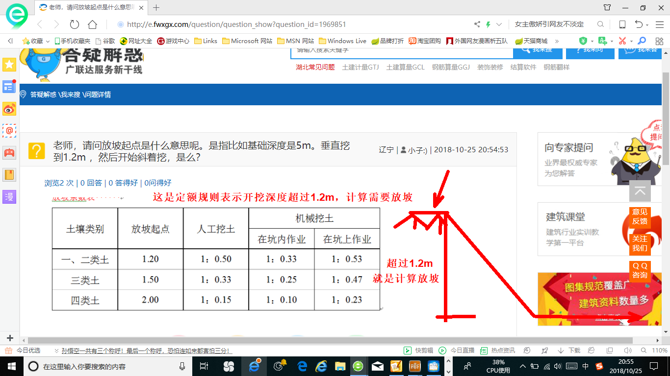 老师请问放坡起点是什么意思呢是指比如基础深度是5m垂直挖到12m然后