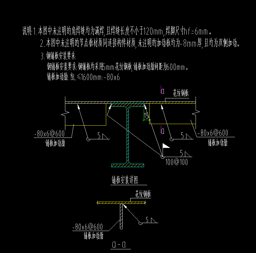 十字肋板的断面图图片