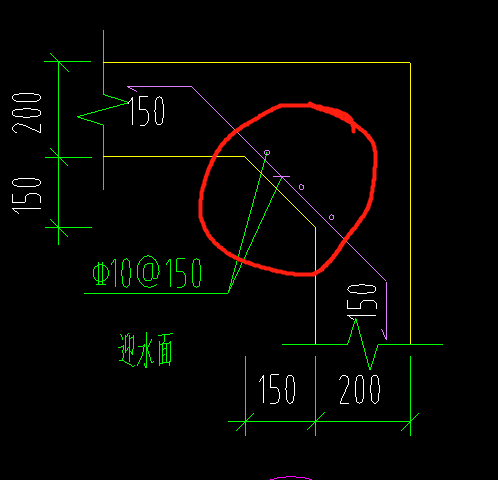 这个转角墙怎么画,剪力墙是矩形的,没法画